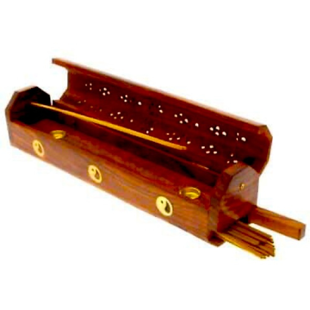 Incense burner with imported incense